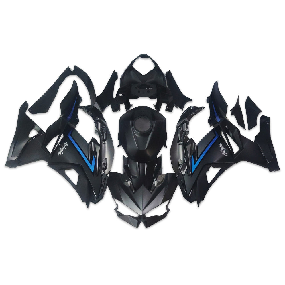 NT Fairing Fit for Kawasaki 2024-2026 EX500 U019- Blue Black | ABS Injection, US Stock