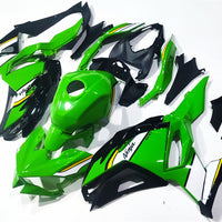 US STOCK NT Aftermarket Injection ABS Plastic Fairing Fit for Ninja EX500 2024 Green White U020 Available in CA