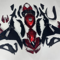 NT Aftermarket Injection ABS Plastic Fairing Fit for  Ninja EX500 2024 Black Red U045