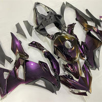 NT Aftermarket Injection ABS Plastic Fairing Fit for  Ninja EX500 2024 Chameleon Purple Gold U028