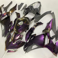 NT Aftermarket Injection ABS Plastic Fairing Fit for  Ninja EX500 2024 Chameleon Purple Gold U028
