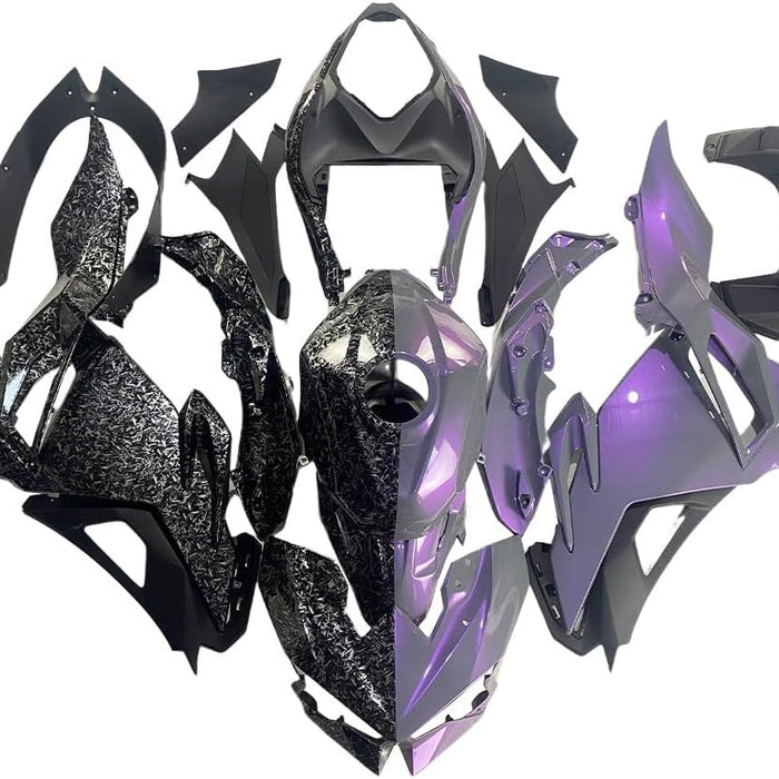 NT Aftermarket Injection ABS Plastic Fairing Fit for  Ninja EX500 2024 Chameleon & Forged Carbon Fiber Look U076