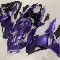 NT Aftermarket Injection ABS Plastic Fairing Fit for  Ninja EX500 2024 Purple Carbon Fiber Look S07