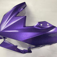 NT Aftermarket Injection ABS Plastic Fairing Fit for  Ninja EX500 2024 Purple Carbon Fiber Look S07