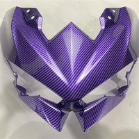 NT Aftermarket Injection ABS Plastic Fairing Fit for  Ninja EX500 2024 Purple Carbon Fiber Look S07