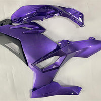 NT Aftermarket Injection ABS Plastic Fairing Fit for  Ninja EX500 2024 Purple Carbon Fiber Look S07