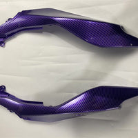 NT Aftermarket Injection ABS Plastic Fairing Fit for  Ninja EX500 2024 Purple Carbon Fiber Look S07