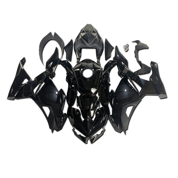 US STOCK NT Aftermarket Injection ABS Plastic Fairing Fit for Ninja EX500 2024 Black with Full Tank Cover U048 Available in CA