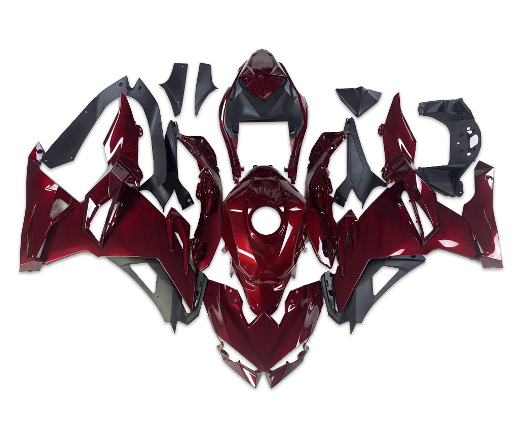 NT Fairing Fit for Kawasaki 2024-2026 EX500 U065- Red Black | ABS Injection, US Stock