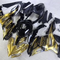 NT Aftermarket Injection ABS Plastic Fairing Fit for Ninja EX500 2024 Gold Black U069