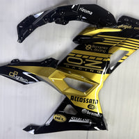 NT Aftermarket Injection ABS Plastic Fairing Fit for Ninja EX500 2024 Gold Black U069
