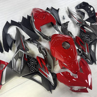 US STOCK NT Aftermarket Injection ABS Plastic Fairing Fit for Ninja EX500 2024 Red Gray Silver U070 Available in CA