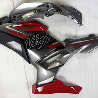 US STOCK NT Aftermarket Injection ABS Plastic Fairing Fit for Ninja EX500 2024 Red Gray Silver U070 Available in CA