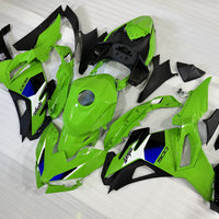 NT Aftermarket Injection ABS Plastic Fairing Fit for Ninja EX500 2024 Green Black U077