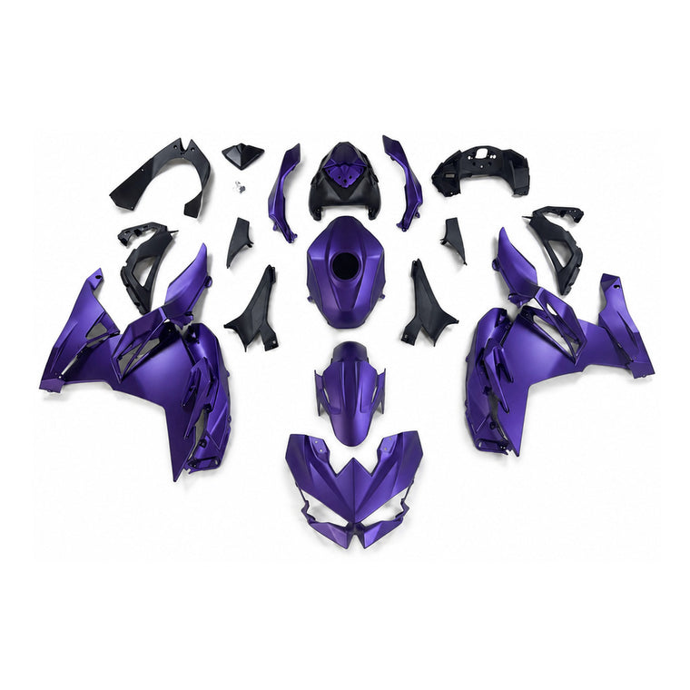 NT Fairing Fit for Kawasaki 2024-2025 EX500 U093- Purple Blue | ABS Injection