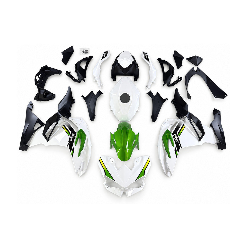 NT Fairing Fit for Kawasaki 2024-2025 EX500 N112- Green Blue Black | ABS Injection - 1