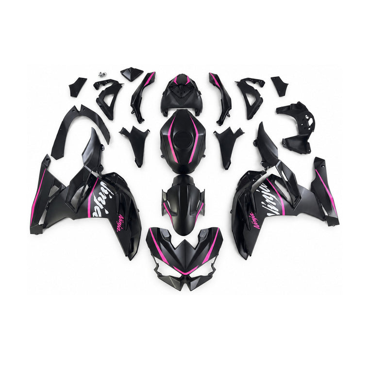 NT Fairing Fit for Kawasaki 2024-2025 EX500 N113- Blue Pink Black | ABS Injection