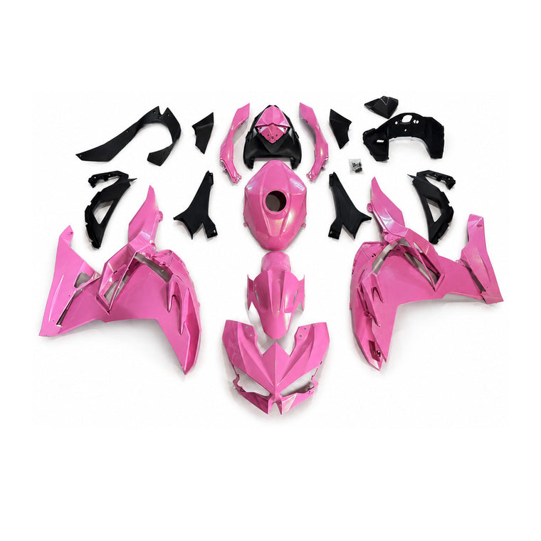 NT Fairing Fit for Kawasaki 2024-2025 EX500 N102- Pink Black | ABS Injection