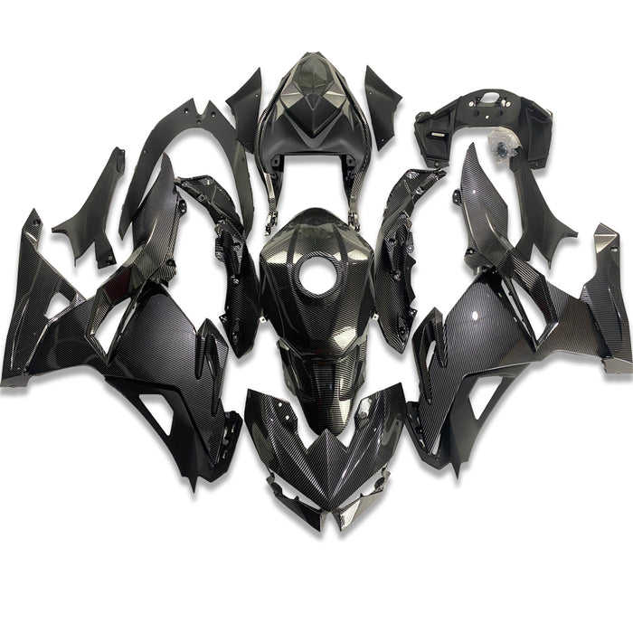 NT Aftermarket Injection ABS Plastic Fairing Fit for  Ninja EX500 2024 Carbon Fiber Look U01