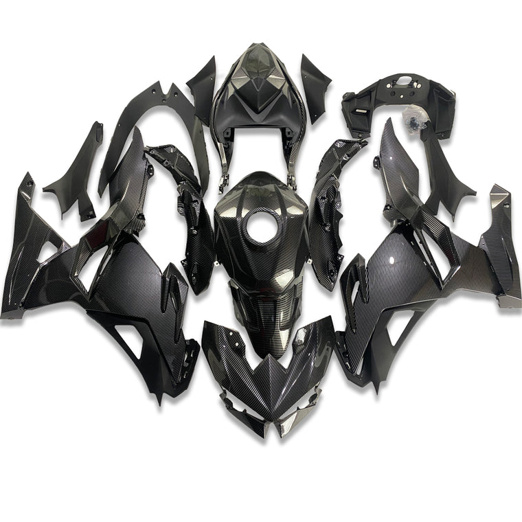 NT Fairing Fit for Kawasaki 2024-2026 EX500 U01- Carbon Fiber Look | ABS Injection