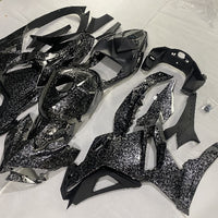 NT Aftermarket Injection ABS Plastic Fairing Fit for  Ninja EX500 2024 Forged Carbon Fiber Look U02