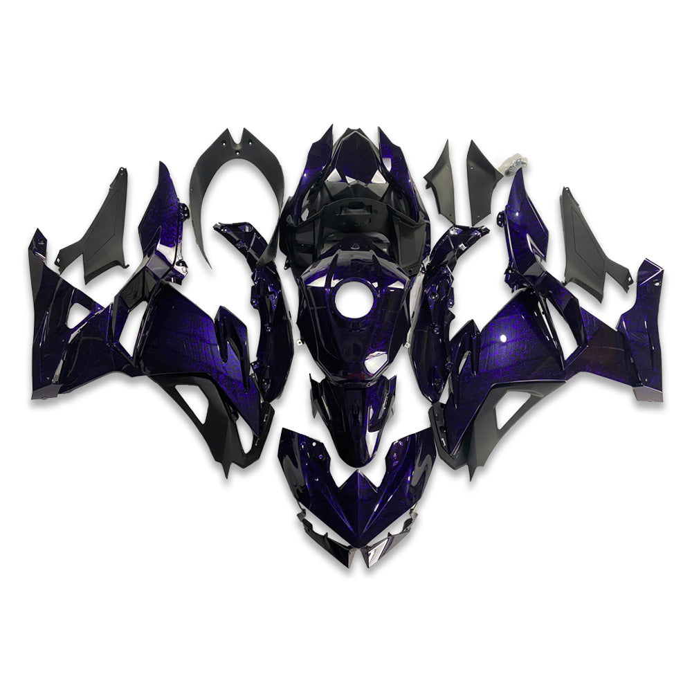NT Fairing Fit for Kawasaki 2024-2026 EX500 U10- Purple Forged Carbon Fiber Look | ABS Injection