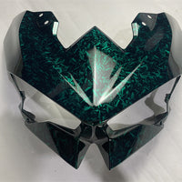 NT Aftermarket Injection ABS Plastic Fairing Fit for  Ninja EX500 2024 Green Forged Carbon Fiber Look U12