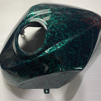 NT Aftermarket Injection ABS Plastic Fairing Fit for  Ninja EX500 2024 Green Forged Carbon Fiber Look U12