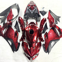 NT Aftermarket Injection ABS Plastic Fairing Fit for  Ninja EX500 2024 Ice Cracked Red Forged Carbon Fiber Look US14
