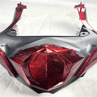 NT Aftermarket Injection ABS Plastic Fairing Fit for  Ninja EX500 2024 Ice Cracked Red Forged Carbon Fiber Look US14