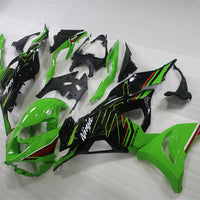 US STOCK NT Aftermarket Injection ABS Plastic Fairing Fit for ZX6R 636 2024 Green Black N004 Available in CA