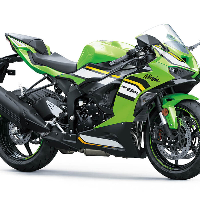US STOCK NT Aftermarket Injection ABS Plastic Fairing Fit for ZX6R 636 2024 Black Green N008 Available in CA