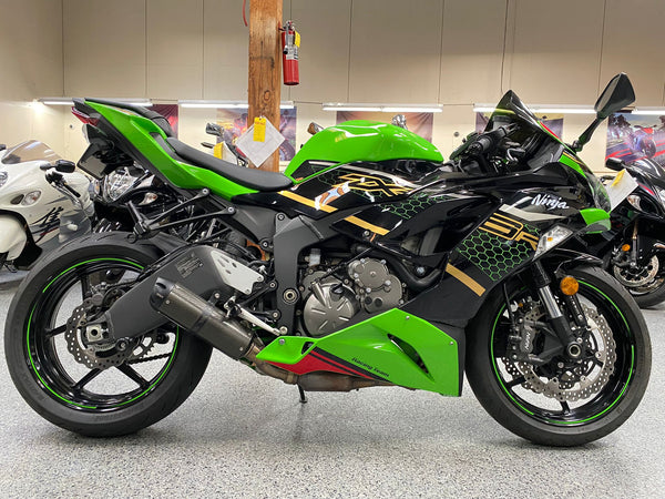NT Aftermarket Injection ABS Plastic Fairing Fit for ZX6R 636 2024 Black Green N009