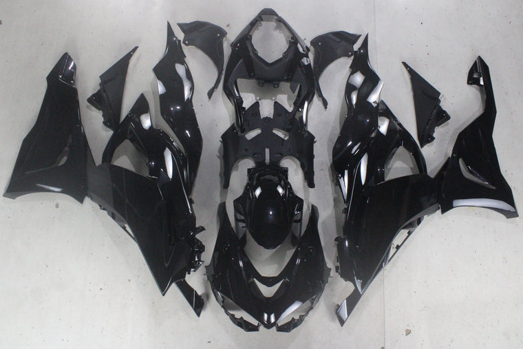NT Fairing Fit for Kawasaki 2024-2026 ZX-6R N011- Glossy Black | ABS Injection