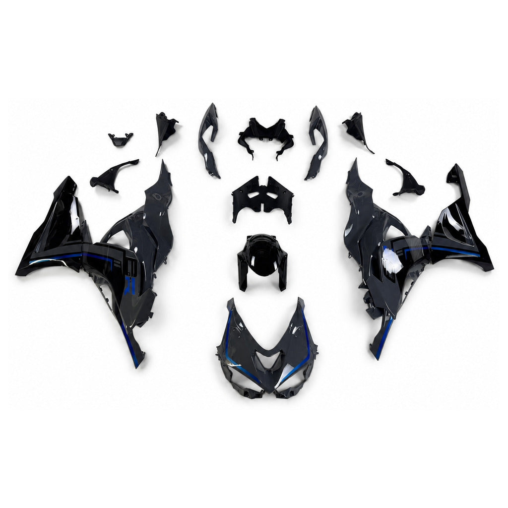 US Stock NT Aftermarket Injection ABS Plastic Fairing Fit for ZX6R 636 2024 Gray Blue Black N100 Available in CA