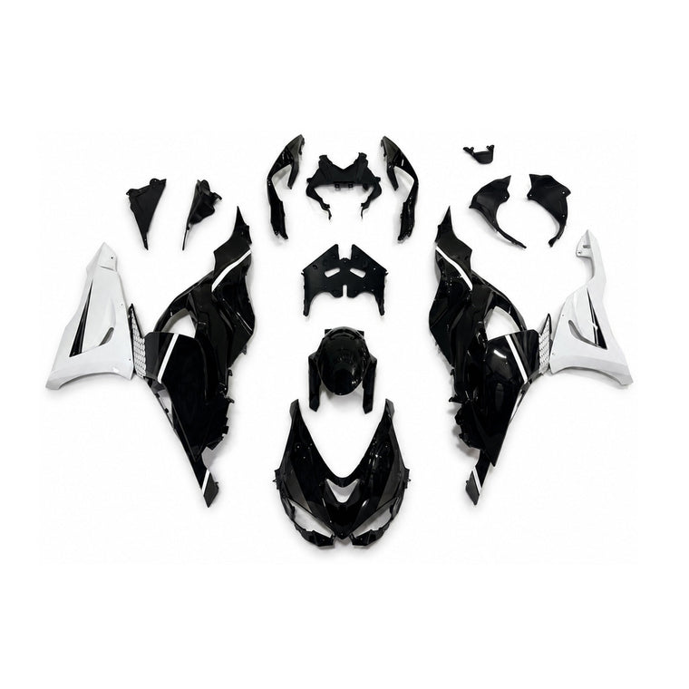 NT Fairing Fit for Kawasaki 2024-2026 ZX-6R N112- White Black | ABS Injection
