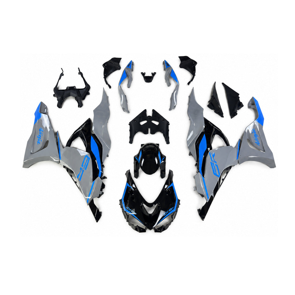 NT Fairing Fit for Kawasaki 2024-2026 ZX-6R N116- Blue Black | ABS Injection - 1