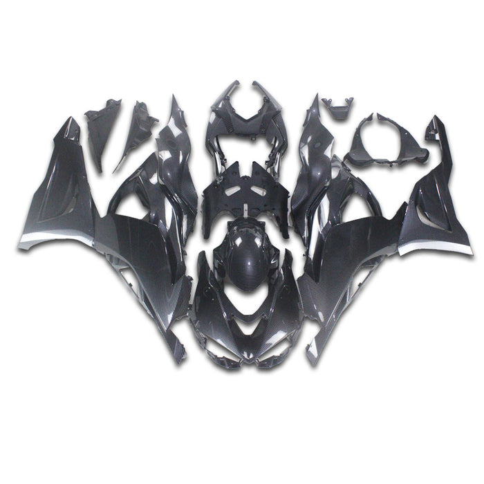NT Aftermarket Injection ABS Plastic Fairing Fit for ZX6R 636 2024 Carbon Fiber Look S01