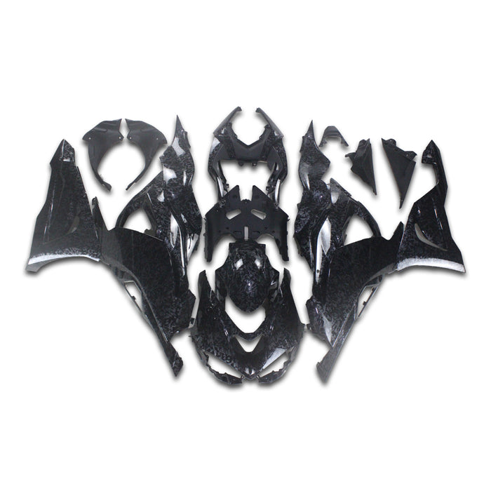 NT Aftermarket Injection ABS Plastic Fairing Fit for ZX6R 636 2024 Forged Carbon Fiber Look S02