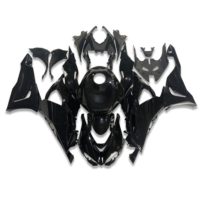 US STOCK NT Aftermarket Injection ABS Plastic Fairing Fit for ZX6R 636 2024 Glossy Black T058 Available in CA