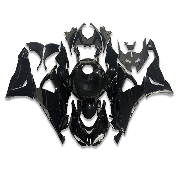 NT Fairing Fit for Kawasaki 2024-2026 ZX-6R T058- Glossy Black | ABS Injection