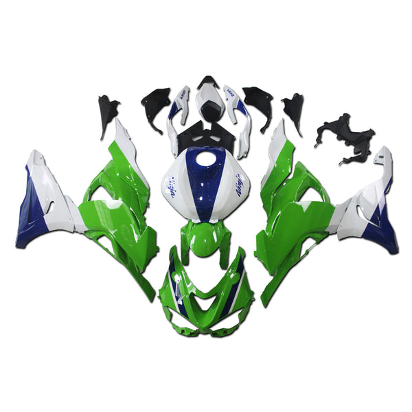 NT Aftermarket Injection ABS Plastic Fairing Fit for ZX6R 636 2024 Green White Blue T020
