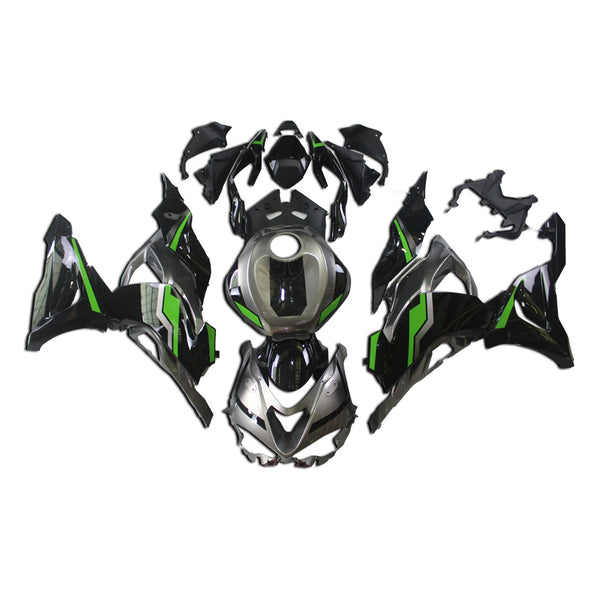 NT Aftermarket Injection ABS Plastic Fairing Fit for ZX6R 636 2024 Gray Black Green T021