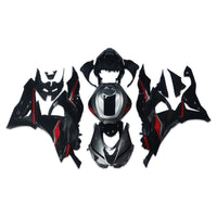 US STOCK NT Aftermarket Injection ABS Plastic Fairing Fit for ZX6R 636 2024 Gray Red Black T028 Available in CA