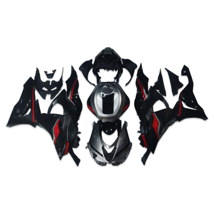 US STOCK NT Aftermarket Injection ABS Plastic Fairing Fit for ZX6R 636 2024 Gray Red Black T028 Available in CA