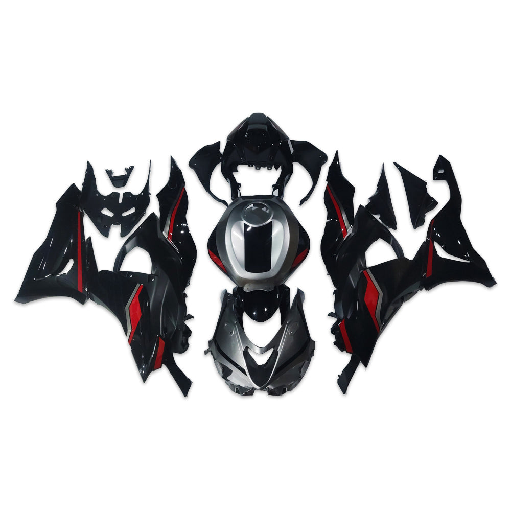 NT Fairing Fit for Kawasaki 2024-2026 ZX-6R T028- Gray Red Black | ABS Injection