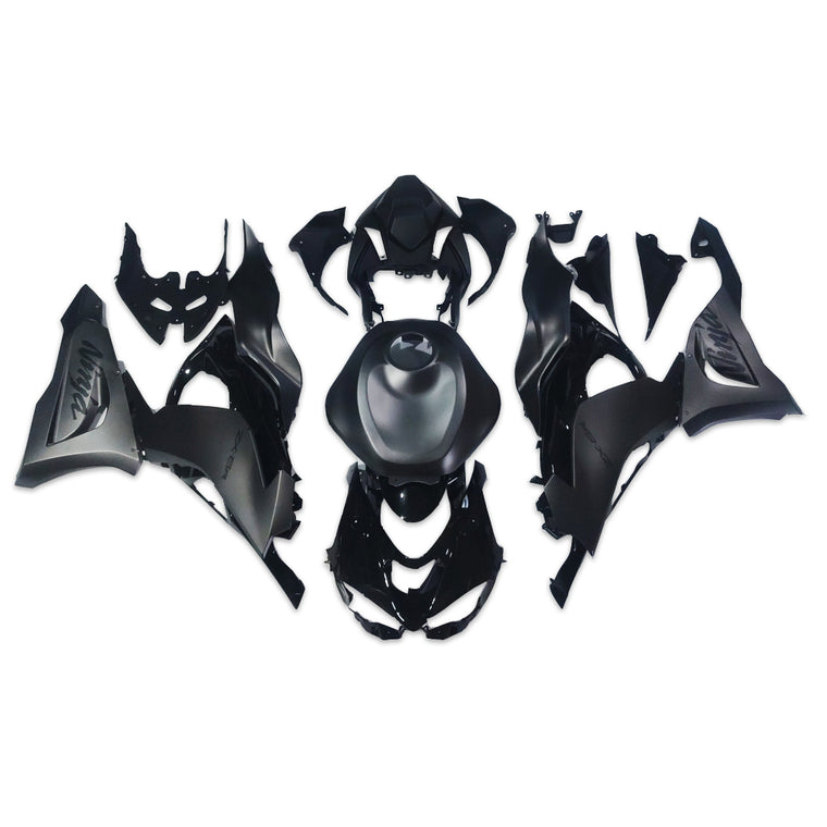 NT Fairing Fit for Kawasaki 2024-2026 ZX-6R T031- Glossy Matte Black | ABS Injection
