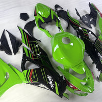 NT Aftermarket Injection ABS Plastic Fairing Fit for ZX6R 636 2024 Green Black T033