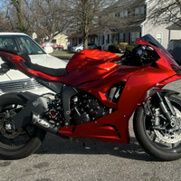 NT Aftermarket Injection ABS Plastic Fairing Fit for ZX6R 636 2024 All Red T037