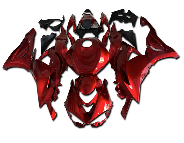 NT Aftermarket Injection ABS Plastic Fairing Fit for ZX6R 636 2024 All Red T037